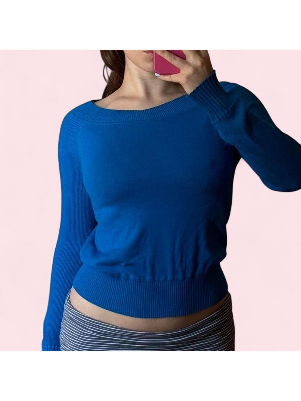 Y2K liz claiborne boatneck sweater